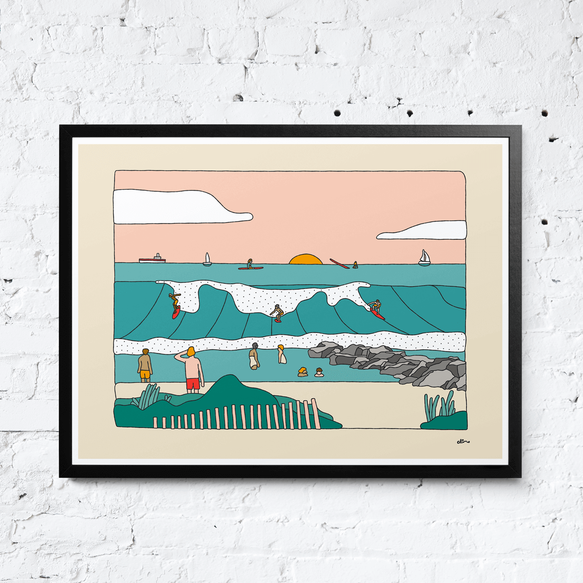 Rockaway Magic - Print - Alimo