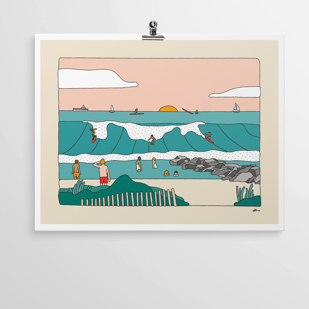 Rockaway Magic - Print - Alimo