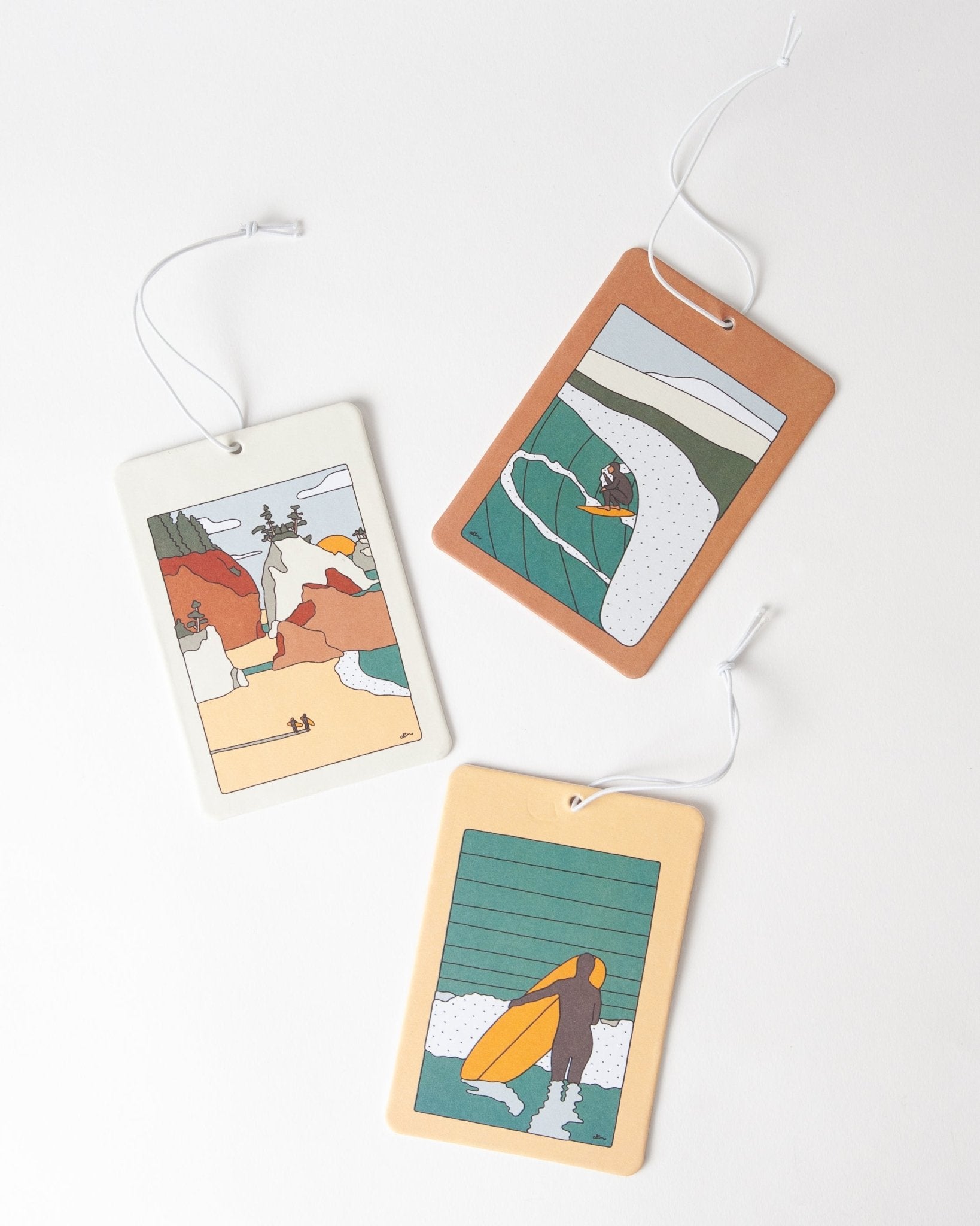 Surfing Air Fresheners - Pine Tree scent - Alimo