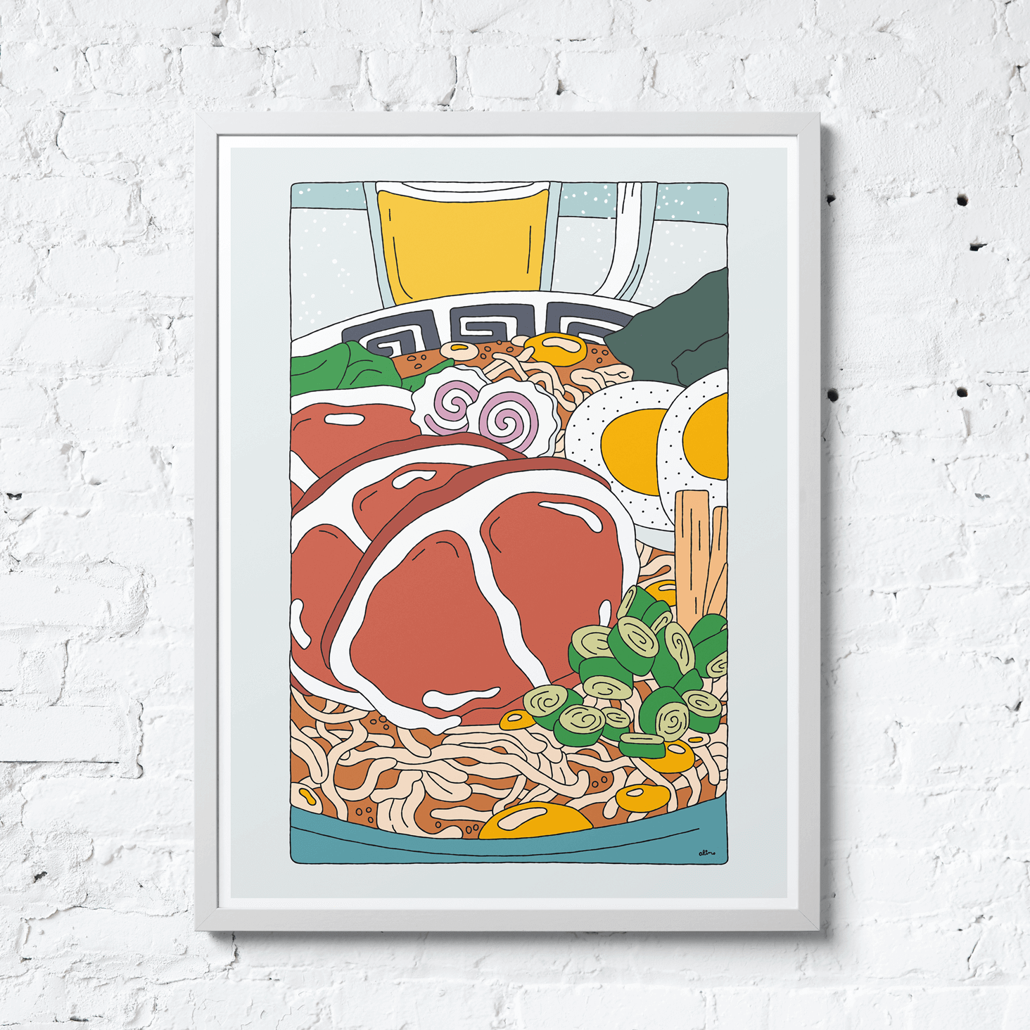 Yudetate Ramen - Print - Alimo