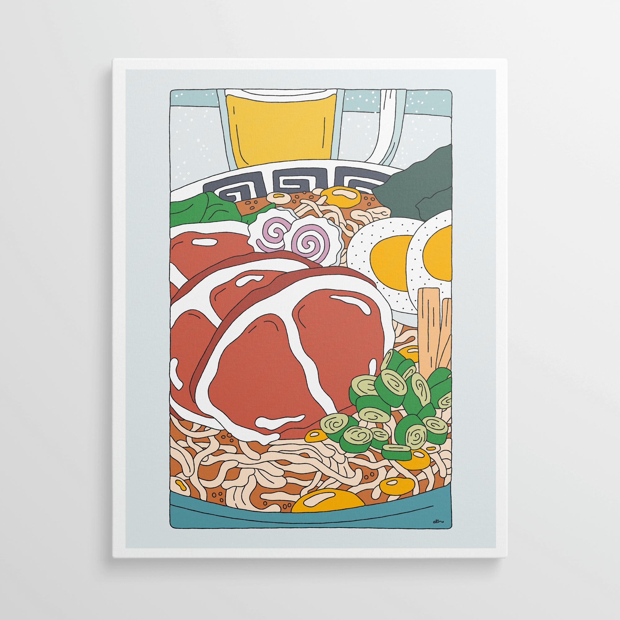 Yudetate Ramen - Print - Alimo