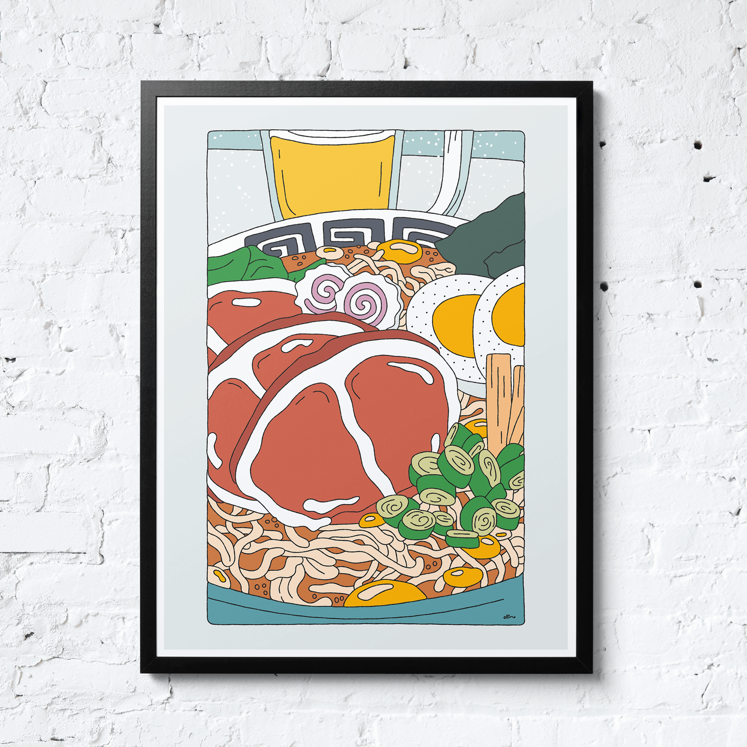 Yudetate Ramen - Print - Alimo