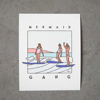 Mermaid Gang - Print