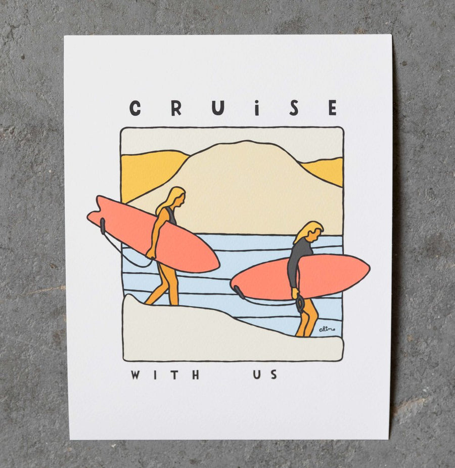Cruise With Us - Print