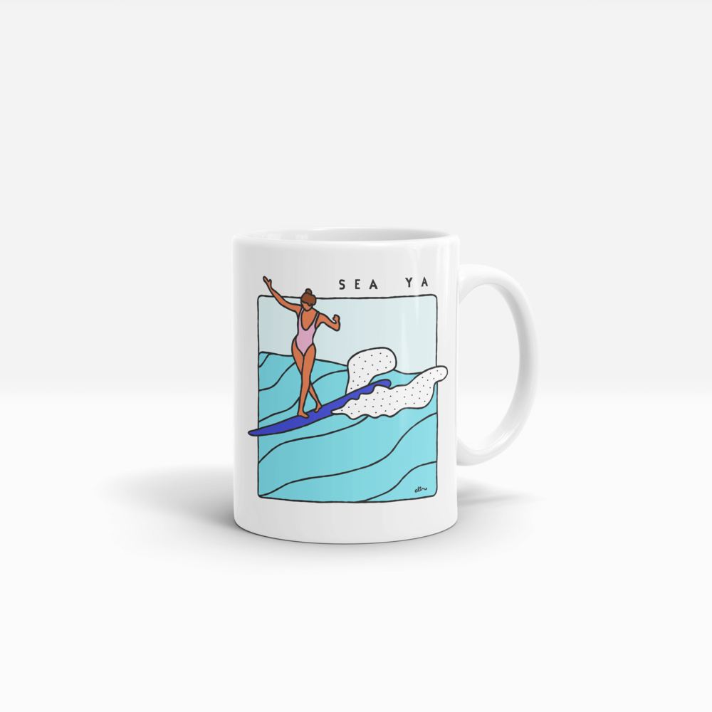 Sea Ya Ceramic Mug