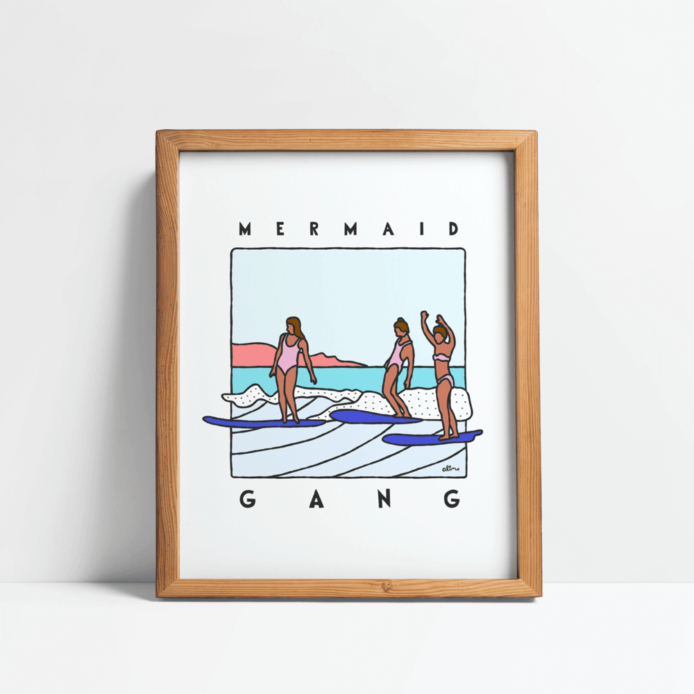 Mermaid Gang - Print