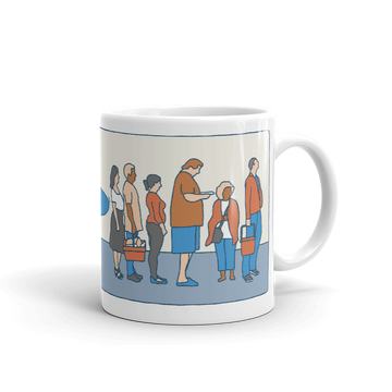 Social Distancing Ceramic Mug