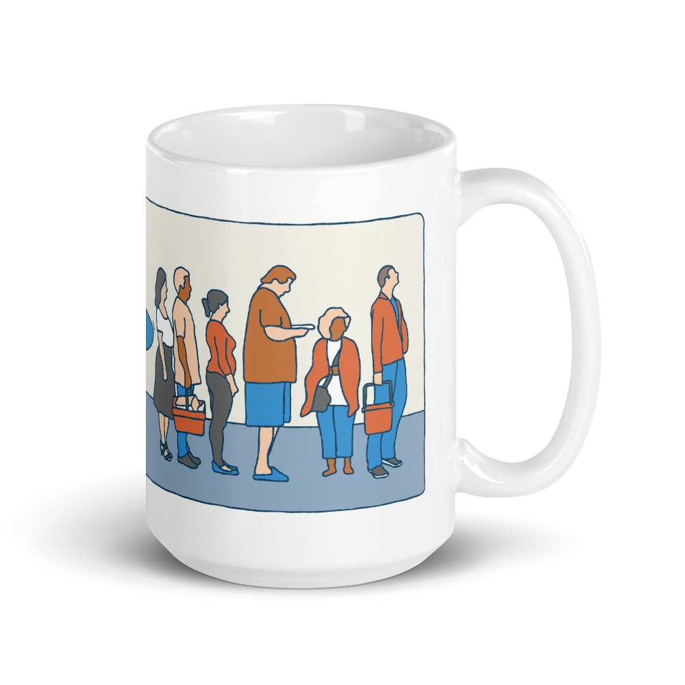 Social Distancing Ceramic Mug
