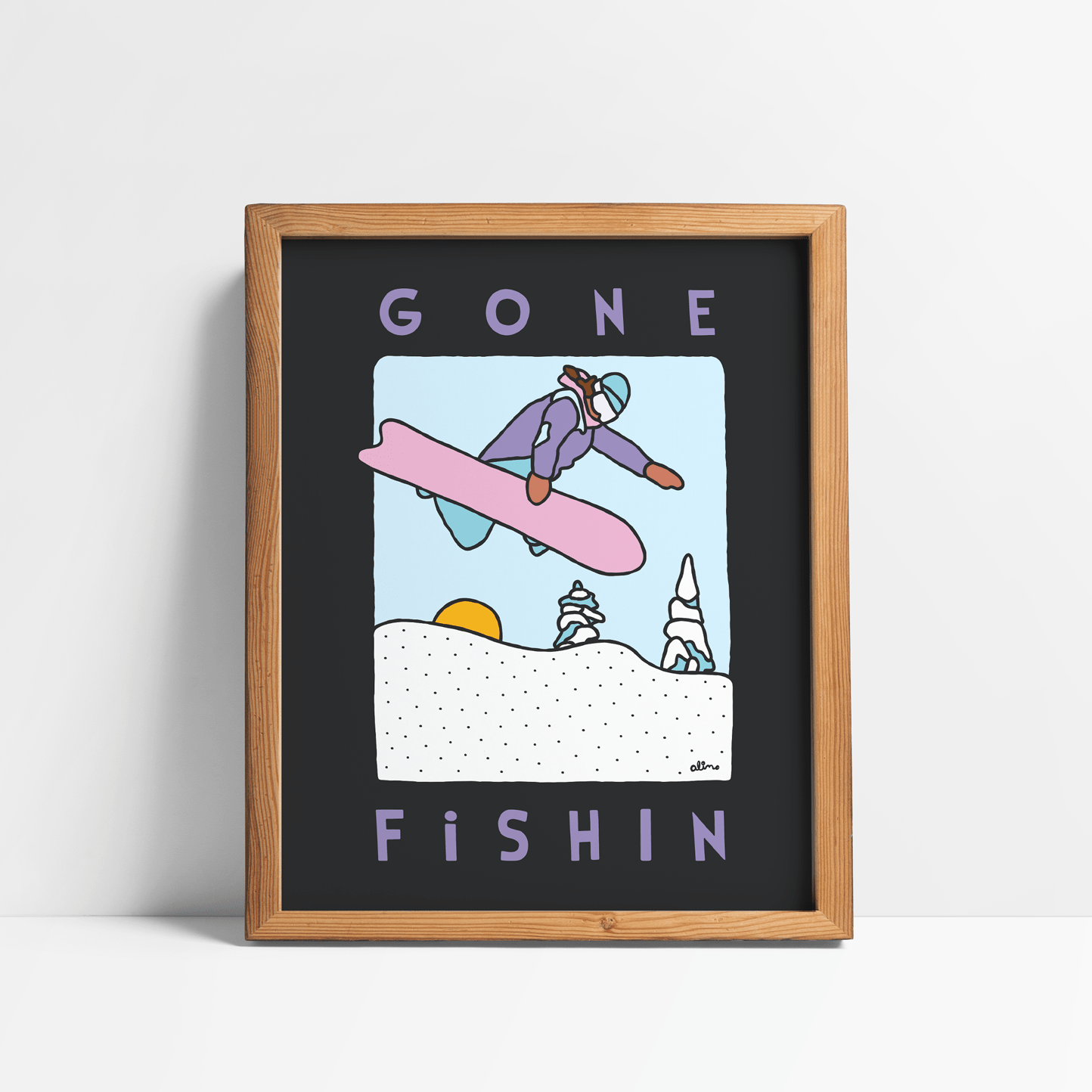 Gone Fishin - Print - Alimo