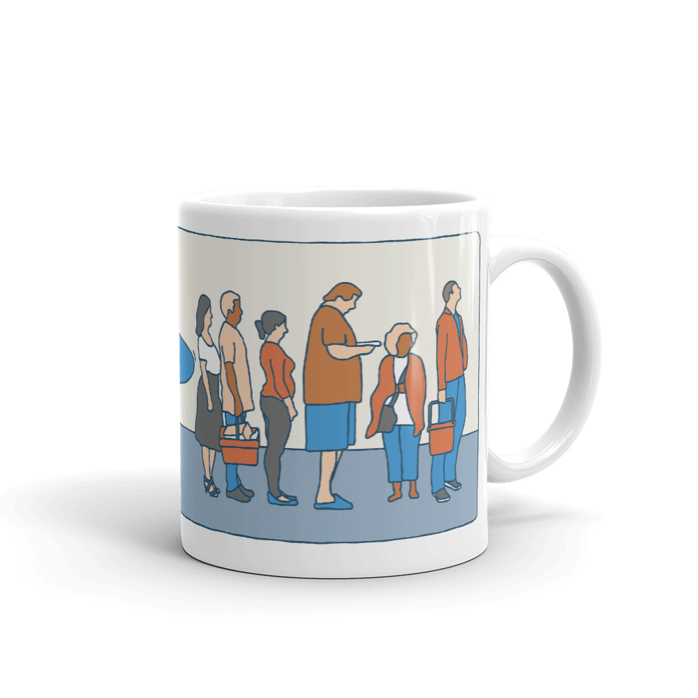 Social Distancing Ceramic Mug - Alimo